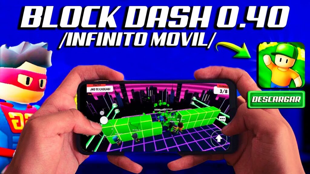 COMO JUGAR BLOCK DASH INFINITO EN LA NUEVA ACTUALIZACION DE STUMBLE GUYS  0.42 