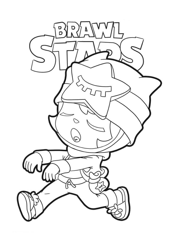 dibujos para colorear de brawl stars sandy