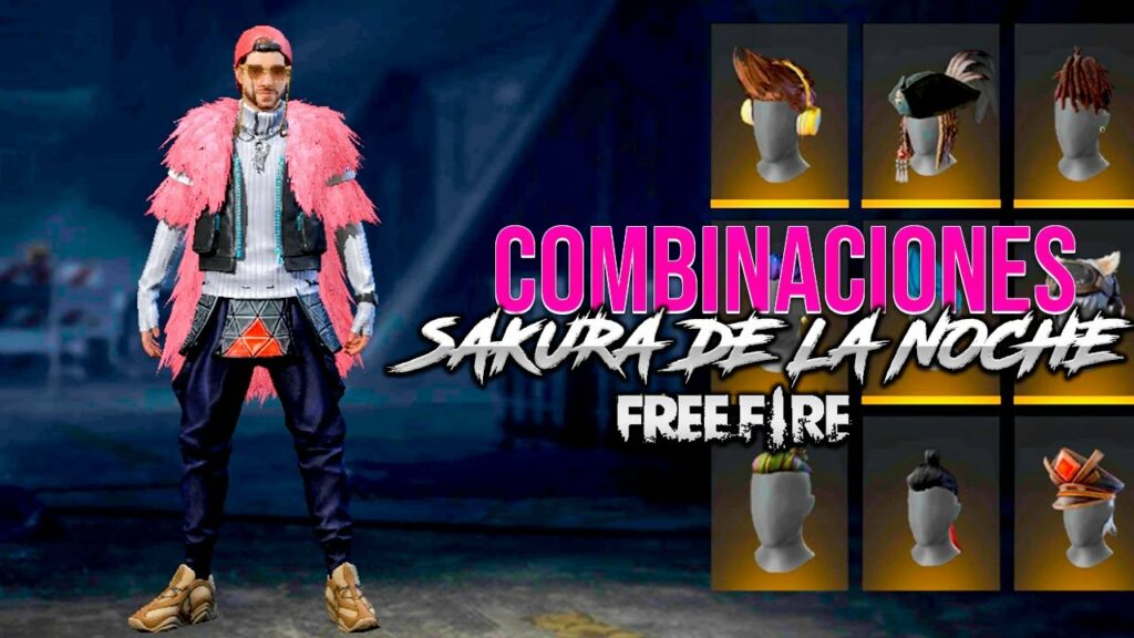 las mejores skin de free fire Sakura de la noche