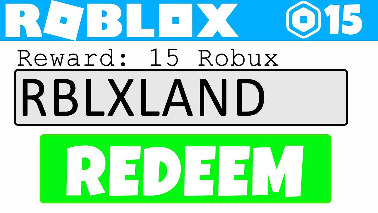 RBLX Land Promo Codes - Free Robux - wide 2